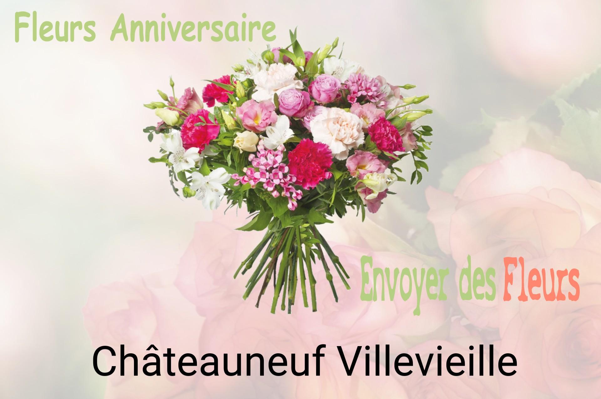 Bouquet de fleurs d’anniversaire livré à Châteauneuf-Villevieille