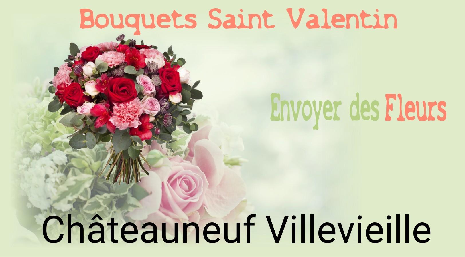 Roses de Saint-Valentin livrées à Châteauneuf-Villevieille